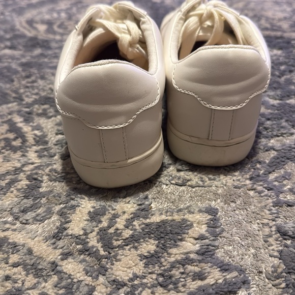 Banana Republic White Lace Up Sneakers Size 7.5 - Picture 7 of 12